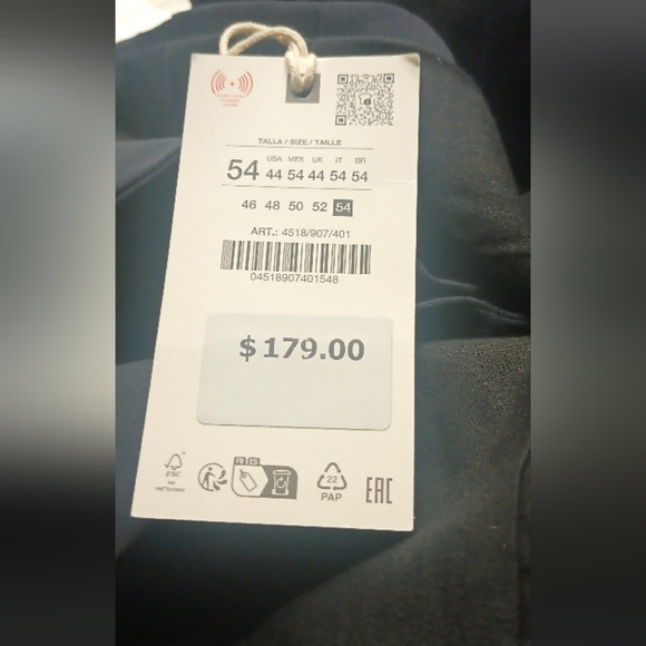 Zara Double Breasted Button Blazer - Picture 8 of 8